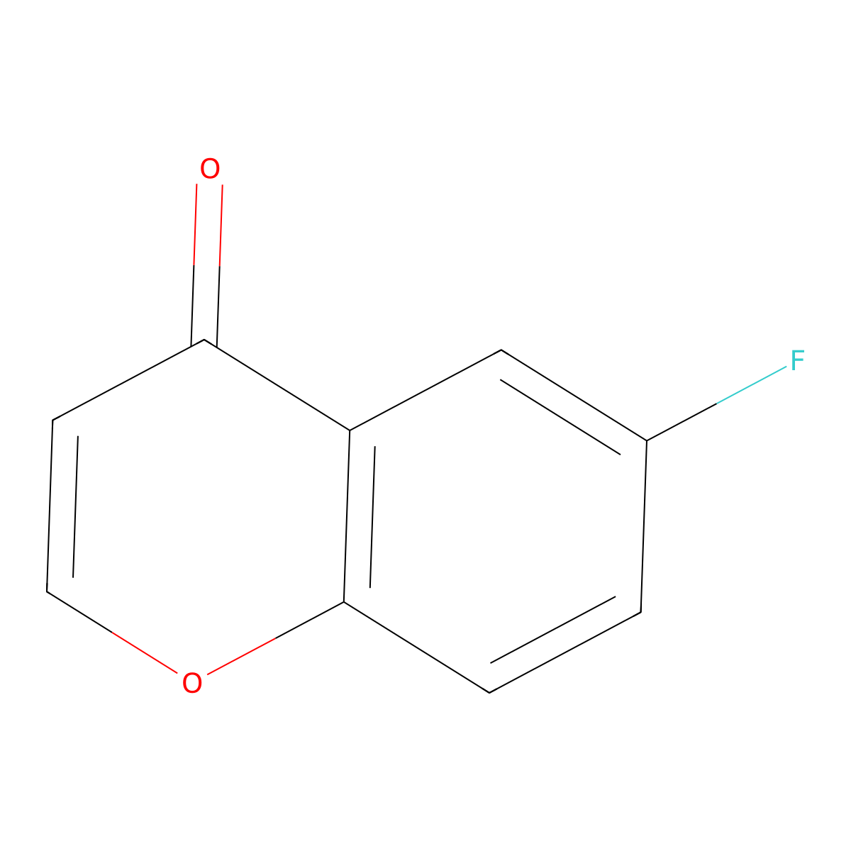 6-Fluorochromone molecular structure, CAS 105300-38-7