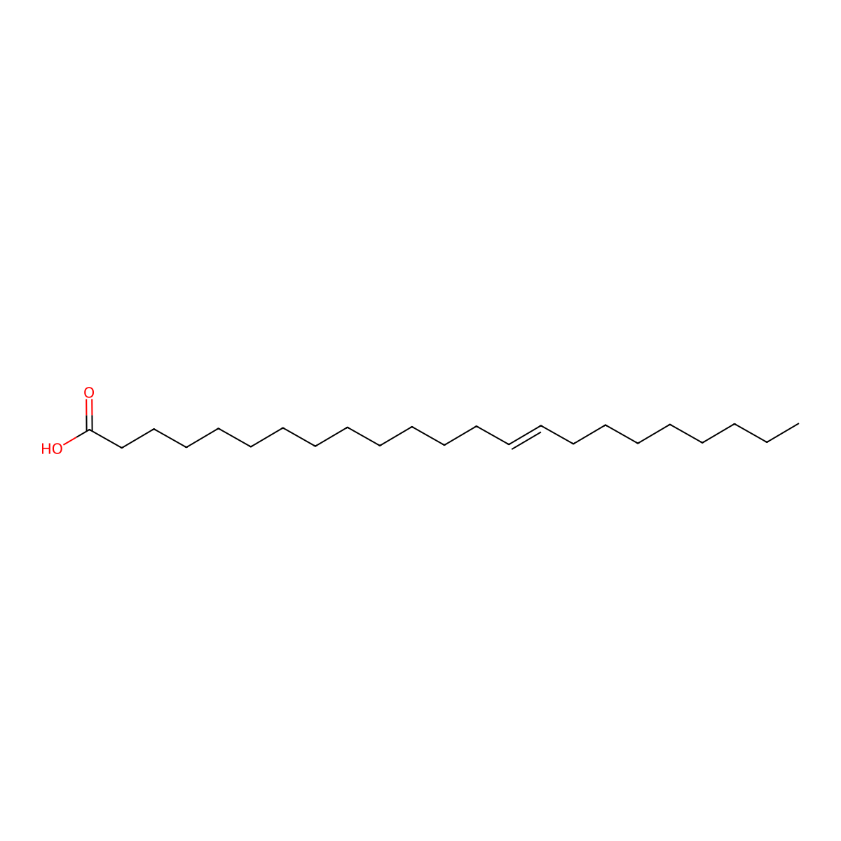 Tricos-14-enoic acid molecular structure, CAS 105305-00-8