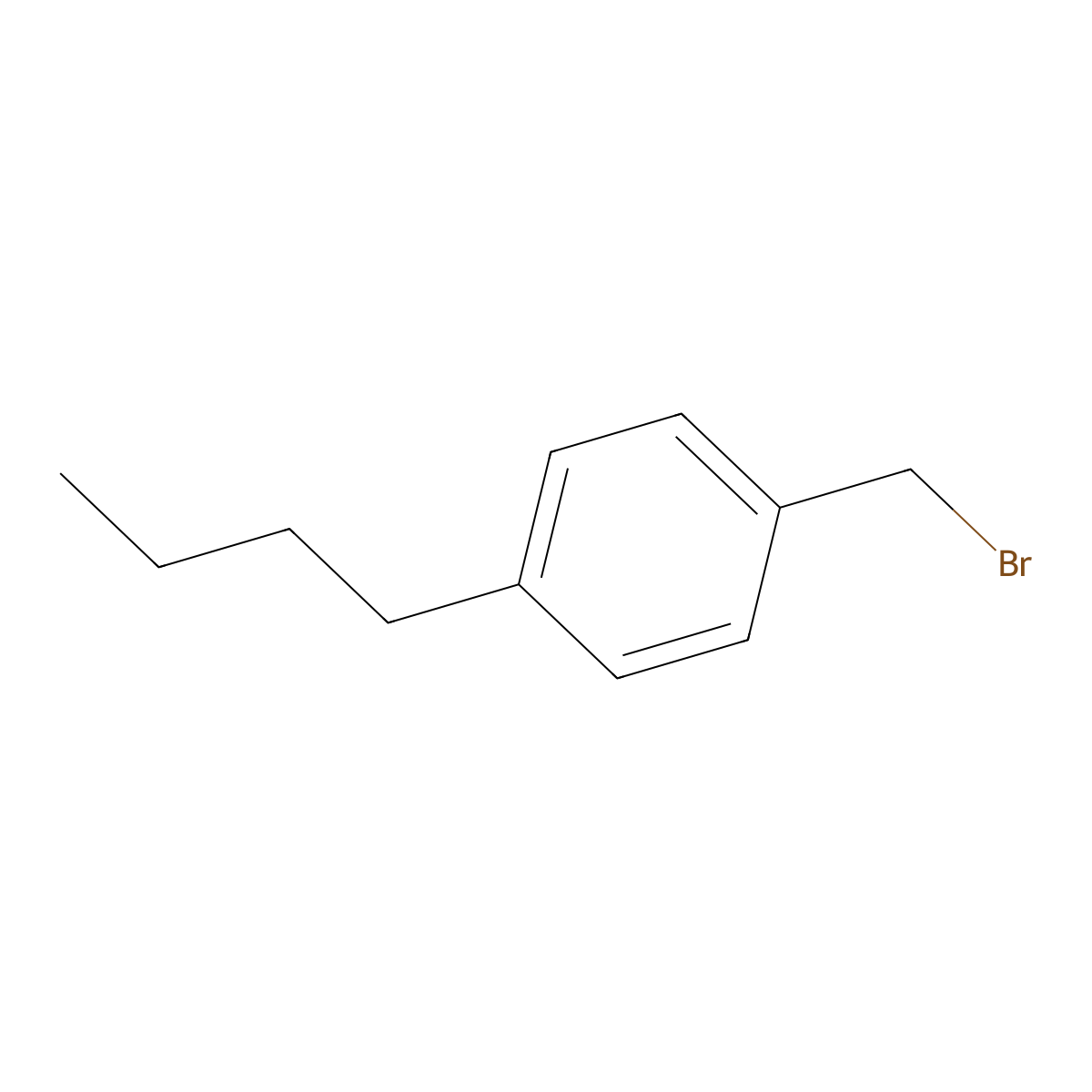 4-Butylbenzyl Bromide molecular structure, CAS 10531-16-5