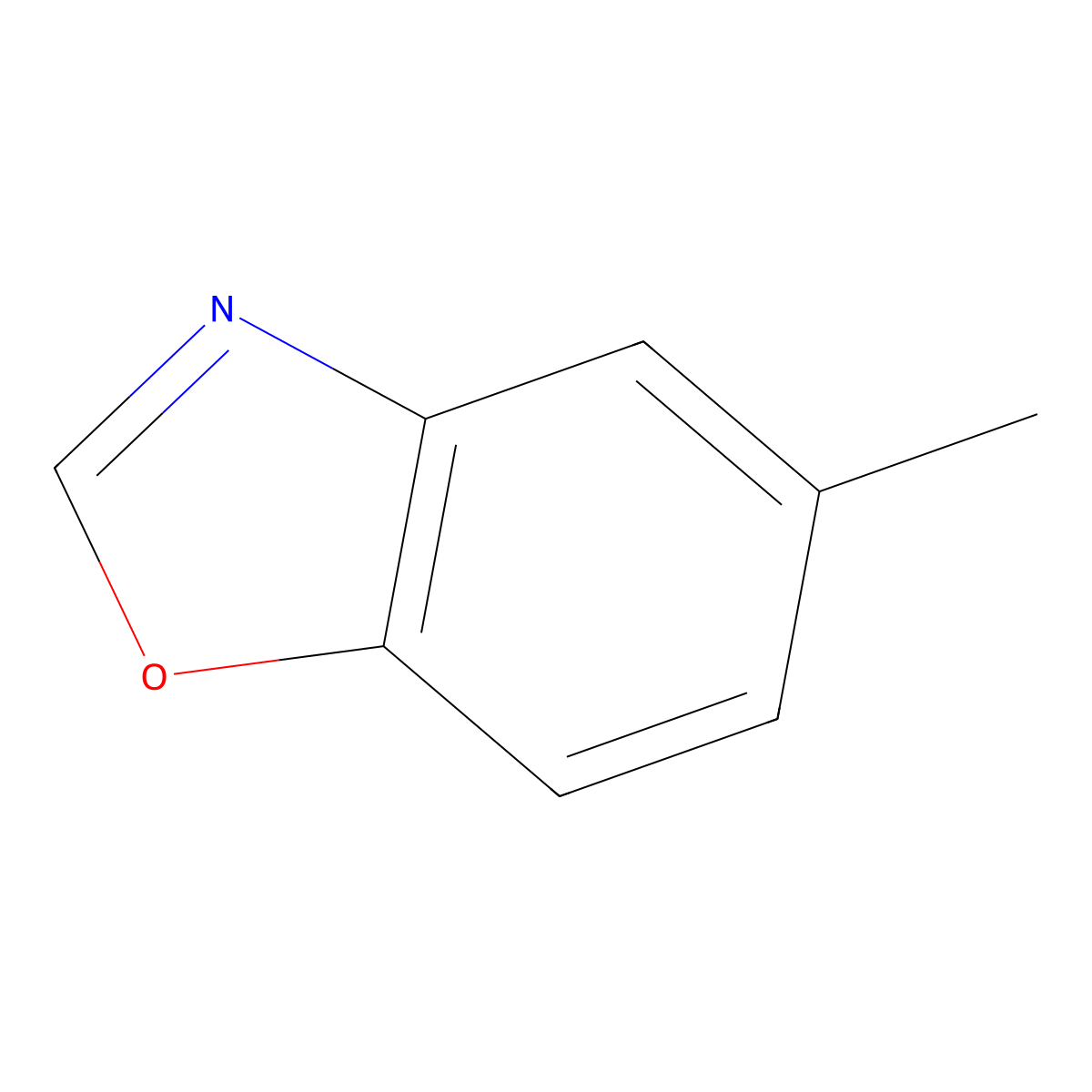 5-Methylbenzoxazole molecular structure, CAS 10531-78-9