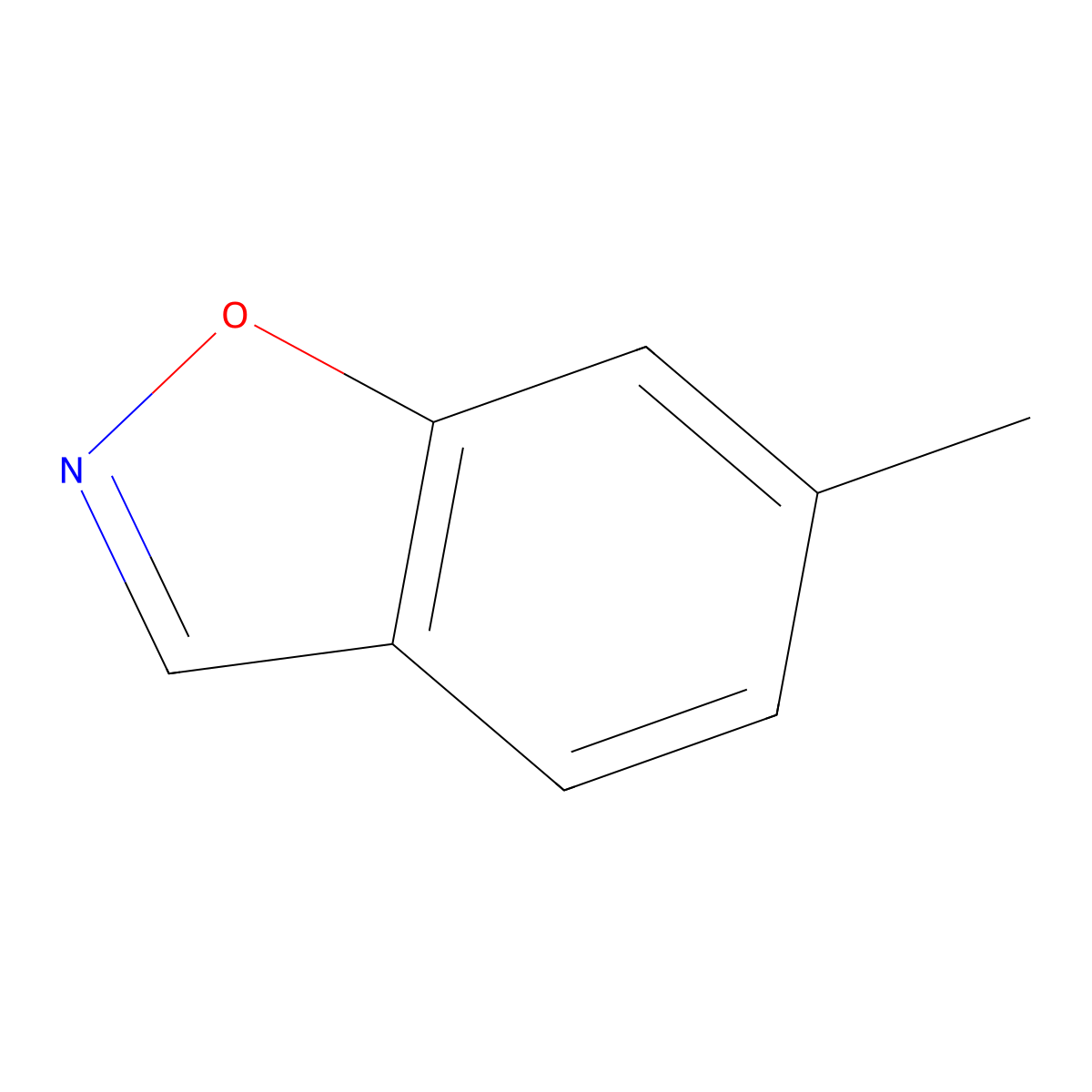 6-Methylbenzo[d]isoxazole molecular structure, CAS 10531-79-0