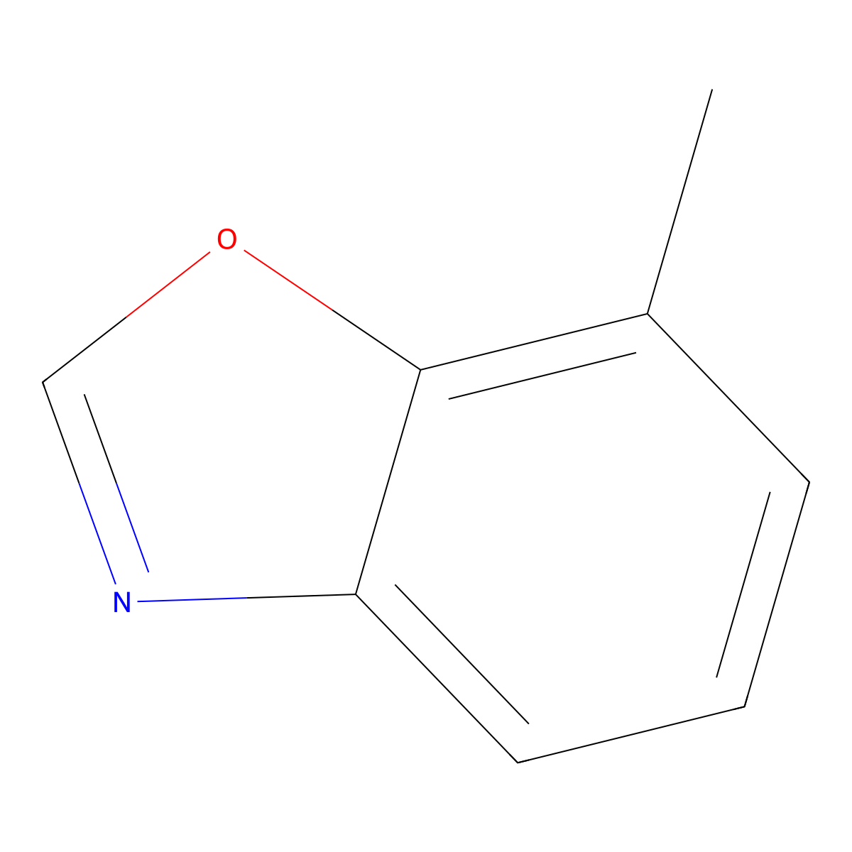 7-Methylbenzo[d]oxazole molecular structure, CAS 10531-82-5