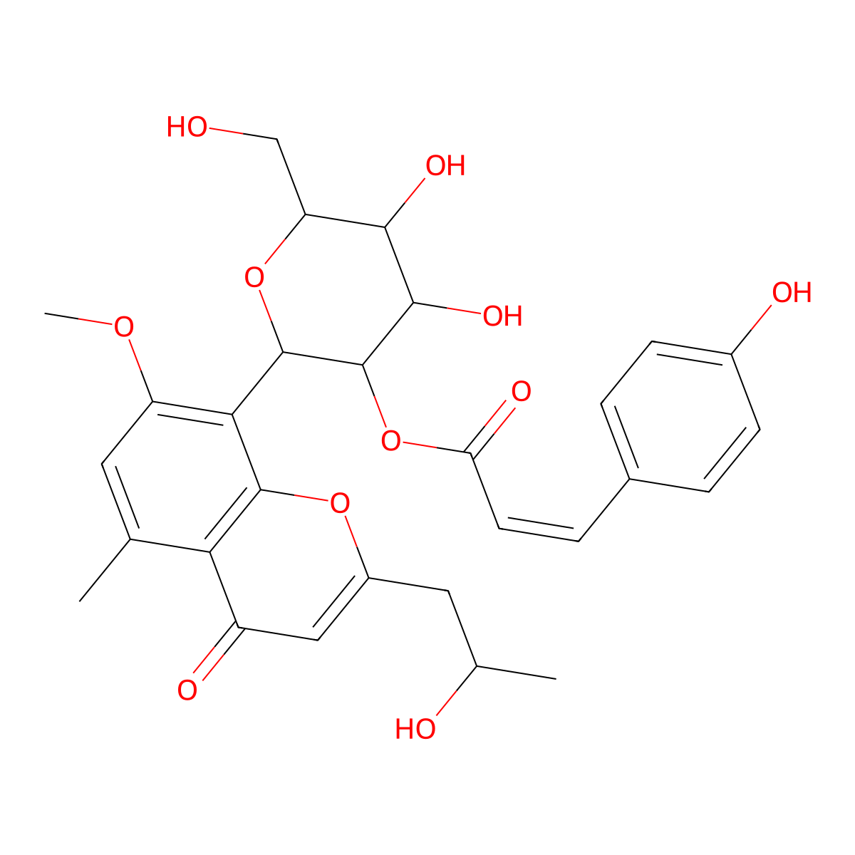 Aloeresin D molecular structure, CAS 105317-67-7