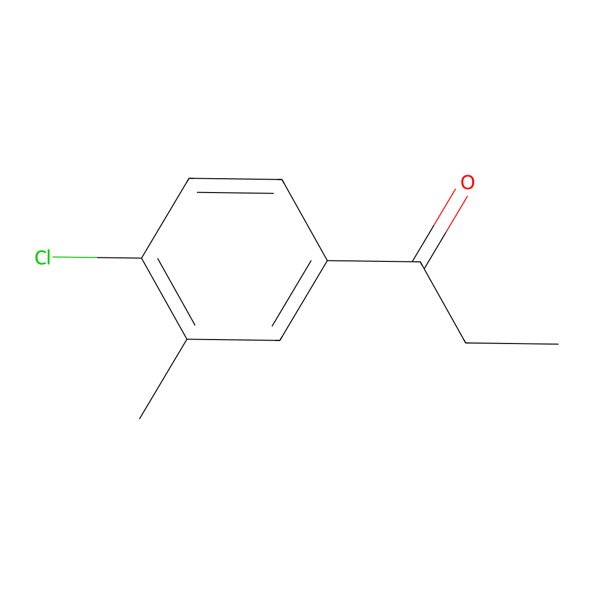 1-(4-Chloro-3-methylphenyl)propan-1-one molecular structure, CAS 105321-54-8