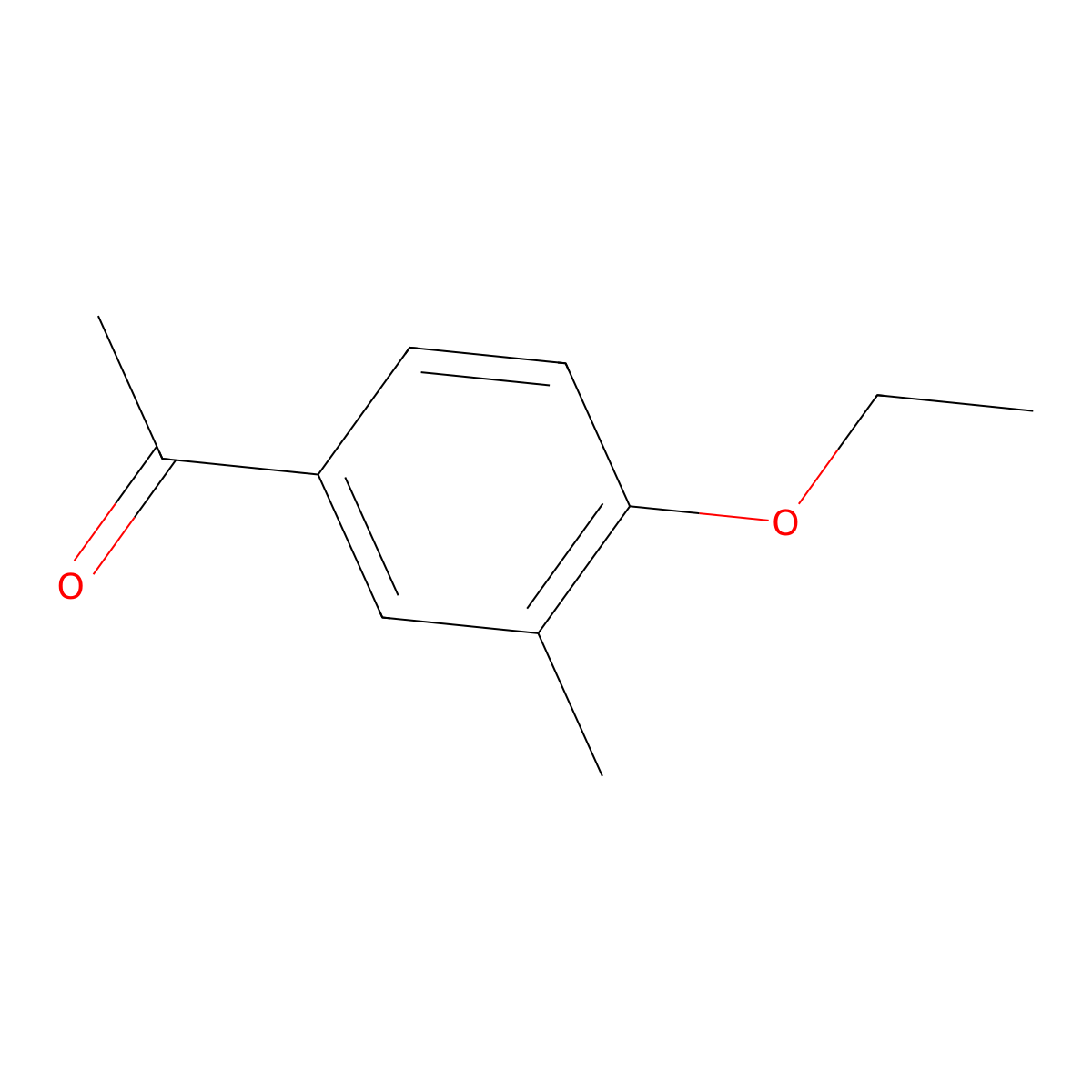 1-(4-Ethoxy-3-methylphenyl)ethanone molecular structure, CAS 105321-57-1
