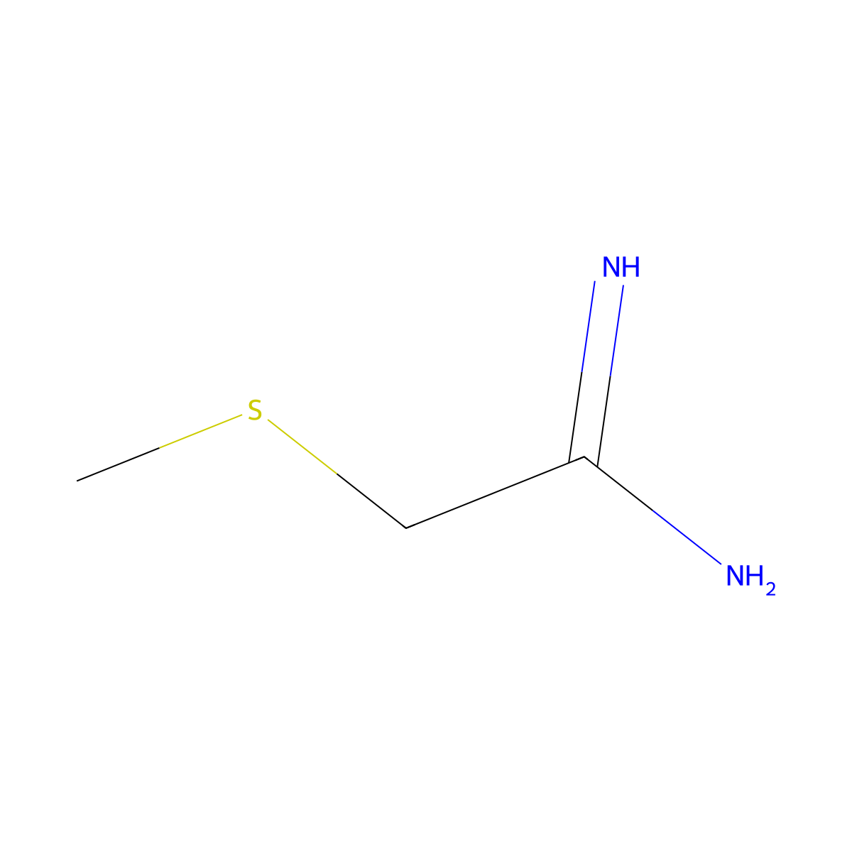 2-Methylsulfanyl-Acetamidine molecular structure, CAS 105324-23-0