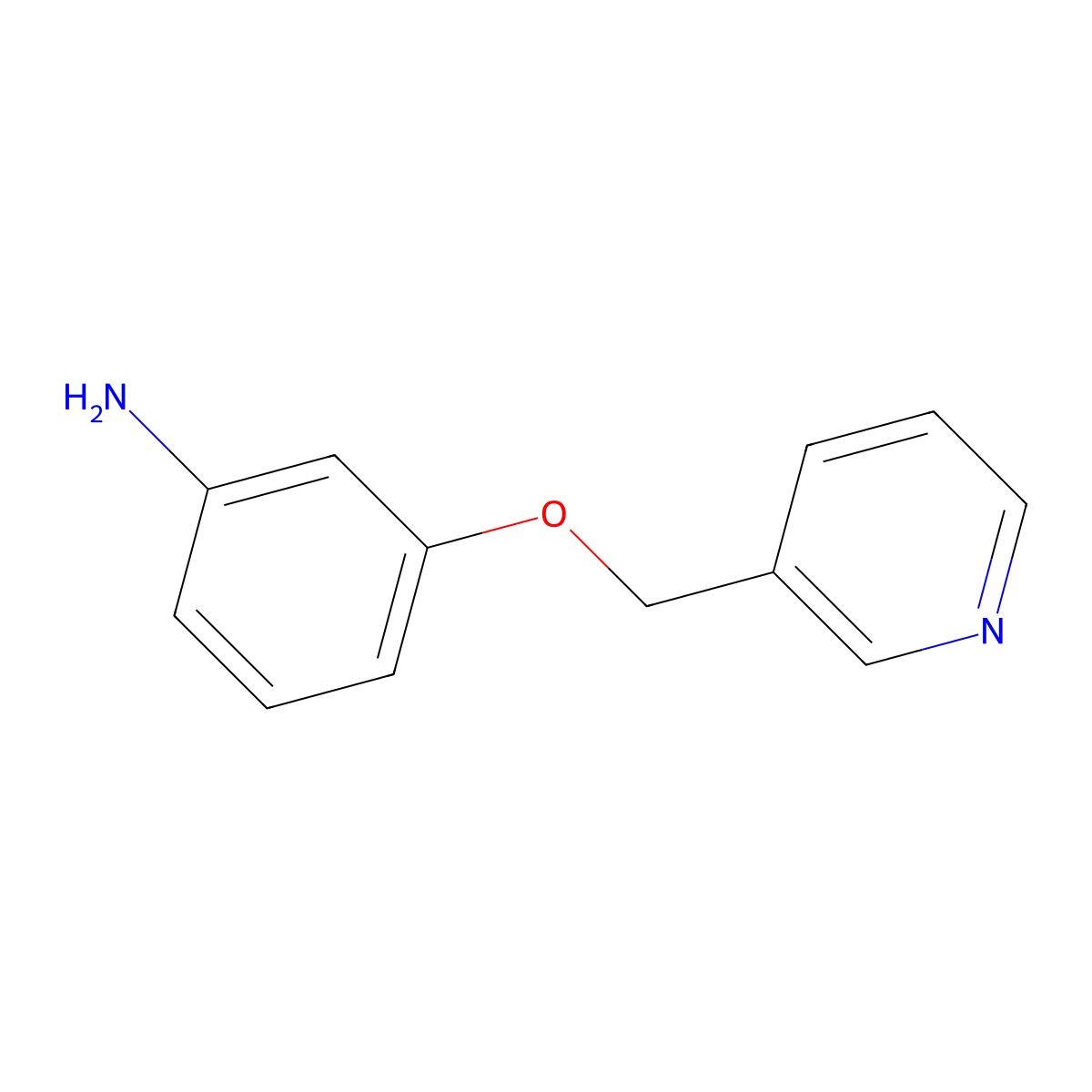 3-[(Pyridin-3-yl)methoxy]aniline molecular structure, CAS 105326-54-3