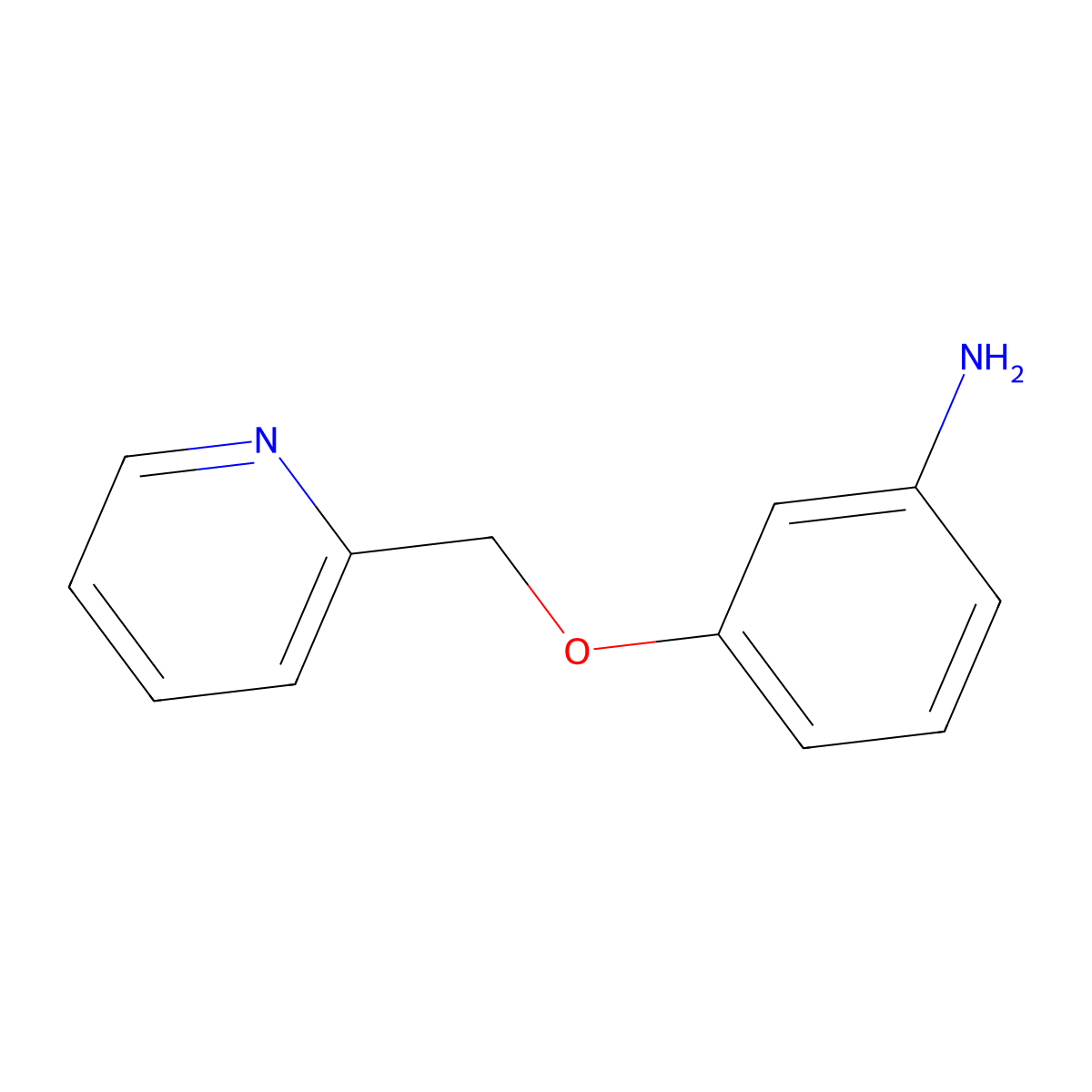 3-(Pyridin-2-ylmethoxy)aniline molecular structure, CAS 105326-56-5