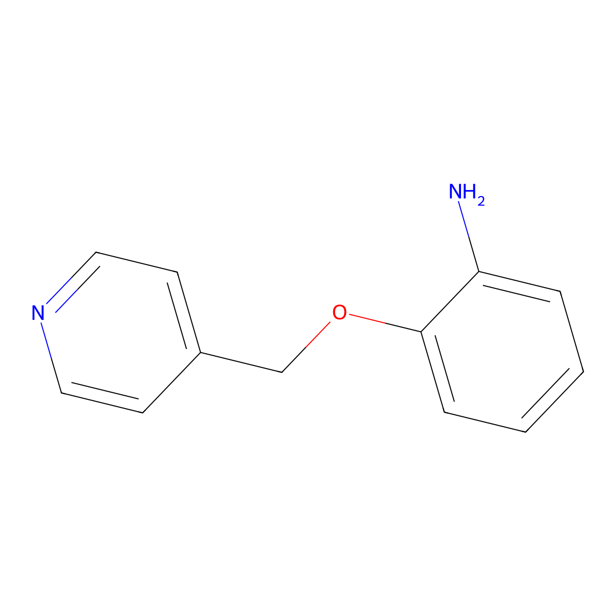 2-[(Pyridin-4-yl)methoxy]aniline molecular structure, CAS 105326-58-7