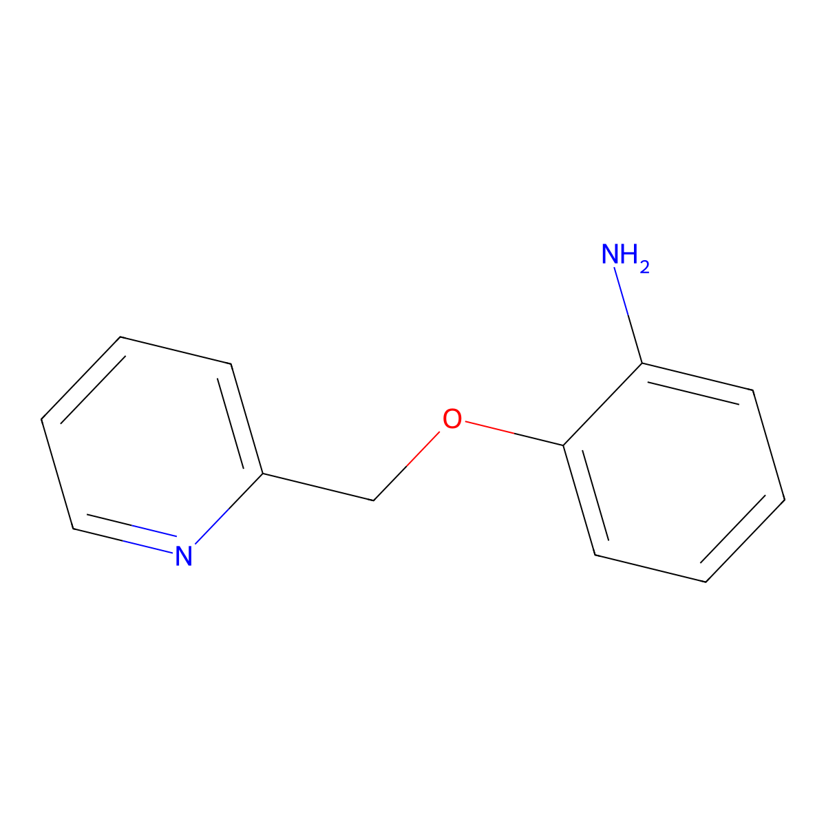 2-(Pyridin-2-ylmethoxy)aniline molecular structure, CAS 105326-62-3