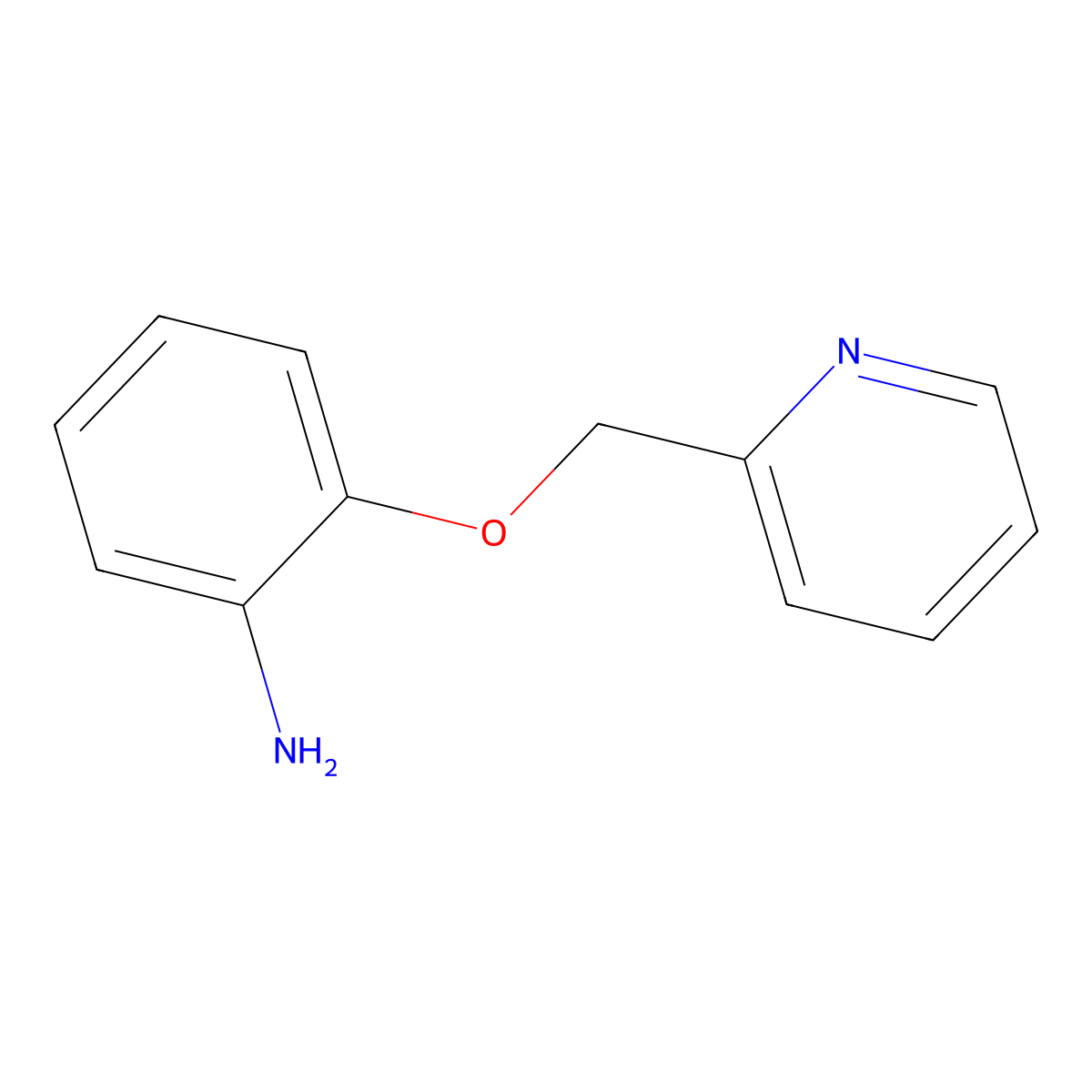 2-(Pyridin-2-ylmethoxy)aniline molecular structure, CAS 105326-62-3