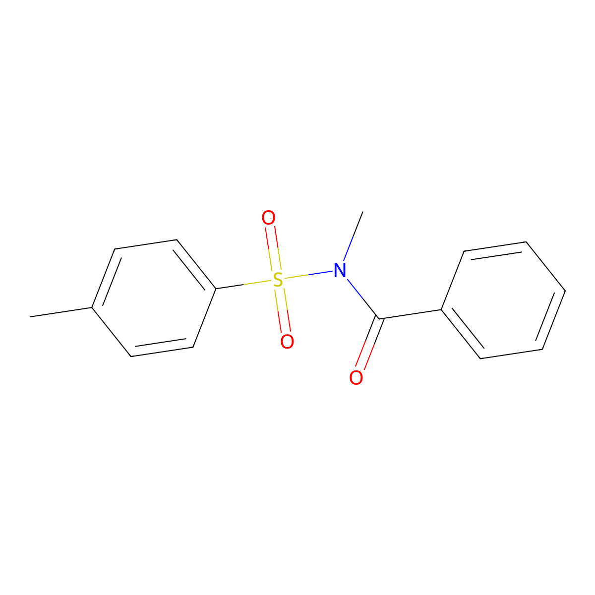 N-Methyl-N-(4-toluensulfonyl)-benzamide molecular structure, CAS 10533-83-2