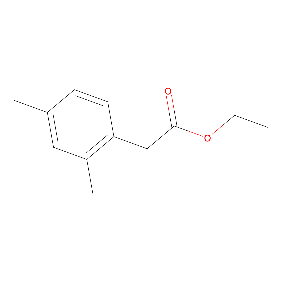 Ethyl 2-(2,4-dimethylphenyl)acetate molecular structure, CAS 105337-16-4