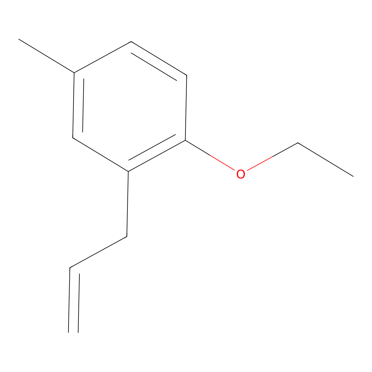 3-(2-Ethoxy-5-methylphenyl)-1-propene molecular structure, CAS 105337-74-4
