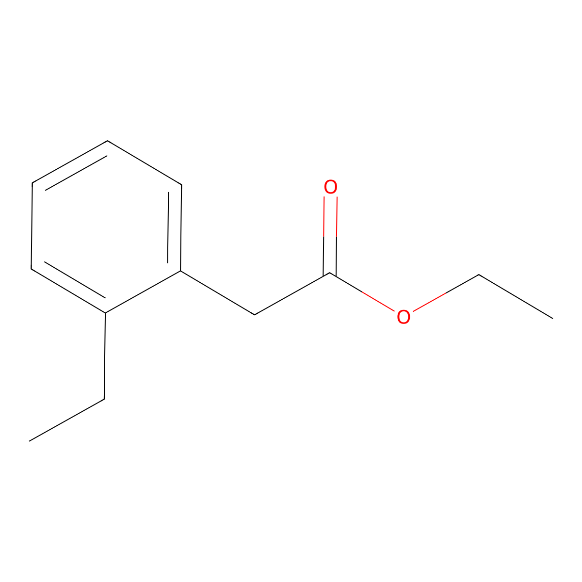 Ethyl 2-(2-ethylphenyl)acetate molecular structure, CAS 105337-78-8