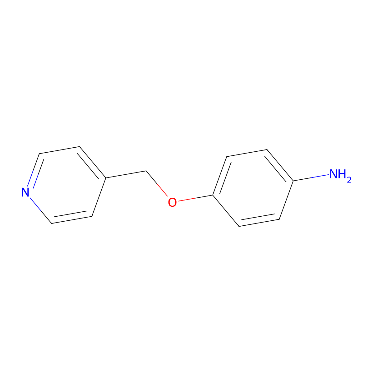 4-(Pyridin-4-ylmethoxy)aniline molecular structure, CAS 105350-42-3