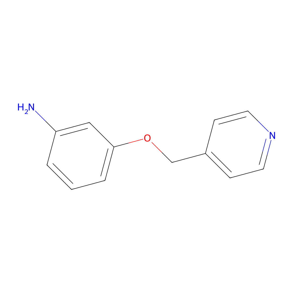 3-(Pyridin-4-ylmethoxy)aniline molecular structure, CAS 105350-47-8