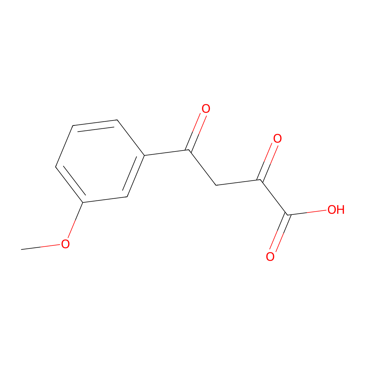 4-(3-Methoxyphenyl)-2,4-dioxobutanoic acid molecular structure, CAS 105356-66-9