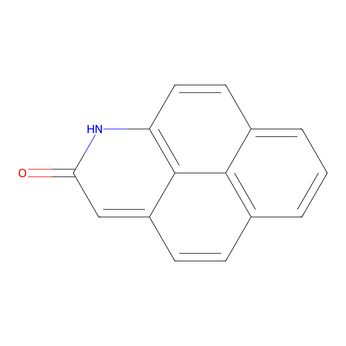 Naphtho(2,1,8-def)quinolin-2-ol molecular structure, CAS 105360-93-8