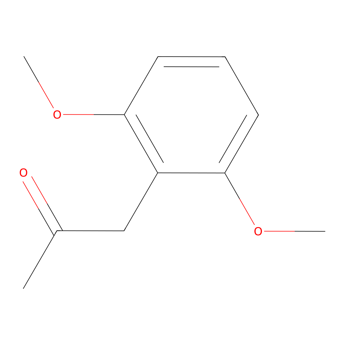 1-(2,6-Dimethoxyphenyl)propan-2-one molecular structure, CAS 105363-35-7