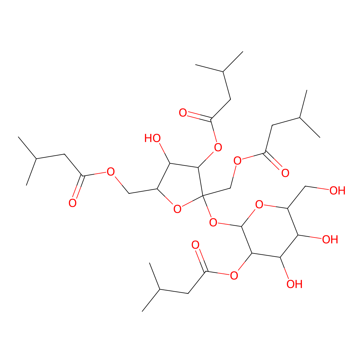 Atractysucrose IIIa molecular structure, CAS 1053636-75-1