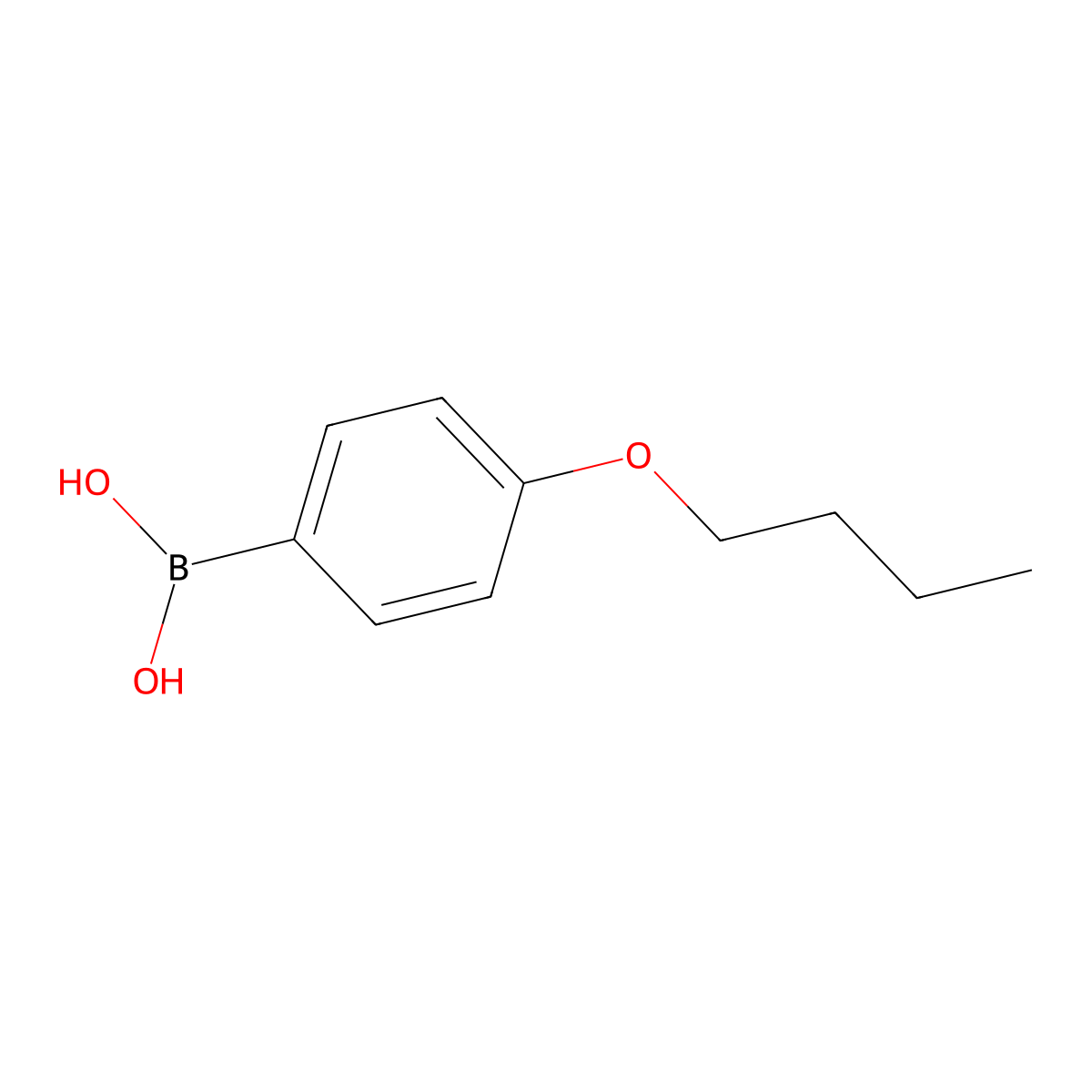 4-Butoxyphenylboronic Acid molecular structure, CAS 105365-51-3