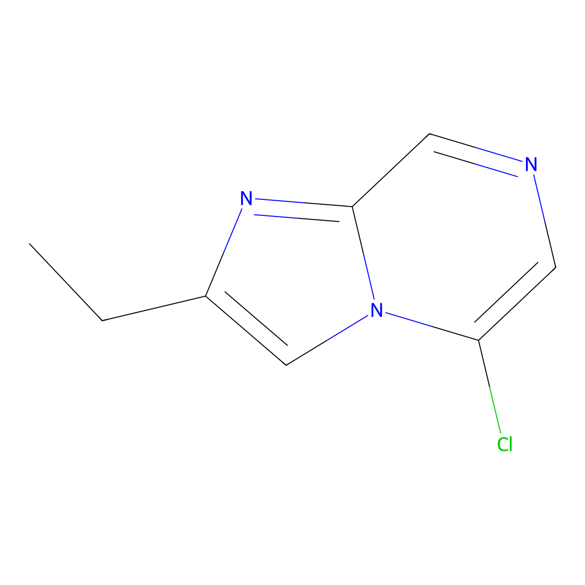 5-Chloro-2-ethylimidazo[1,2-a]pyrazine molecular structure, CAS 1053655-70-1