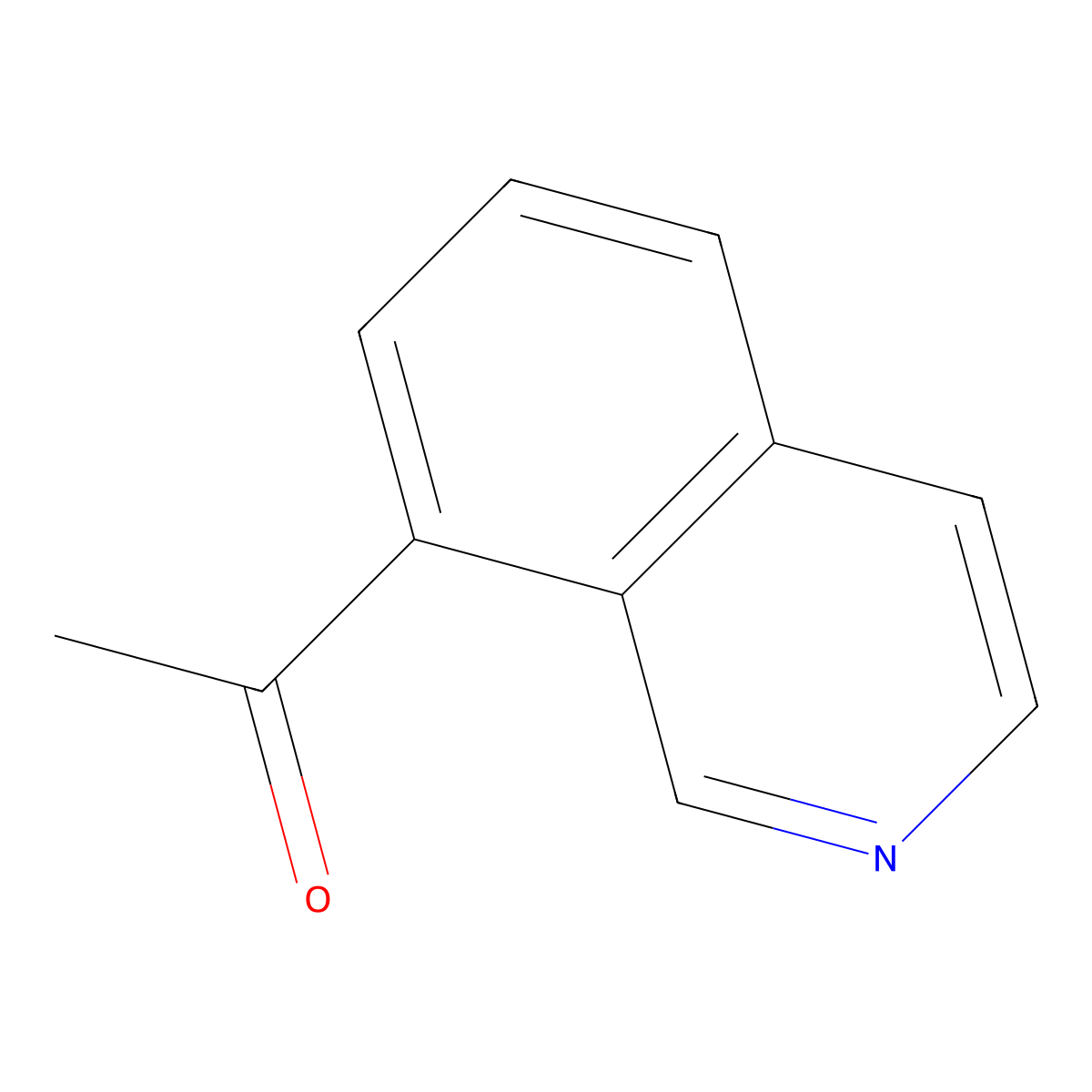 1-(Isoquinolin-8-YL)ethanone molecular structure, CAS 1053655-98-3