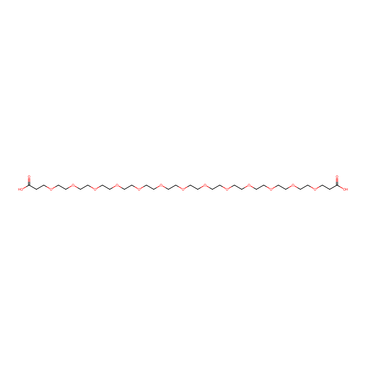 Bis-PEG13-acid molecular structure, CAS 1053656-79-3
