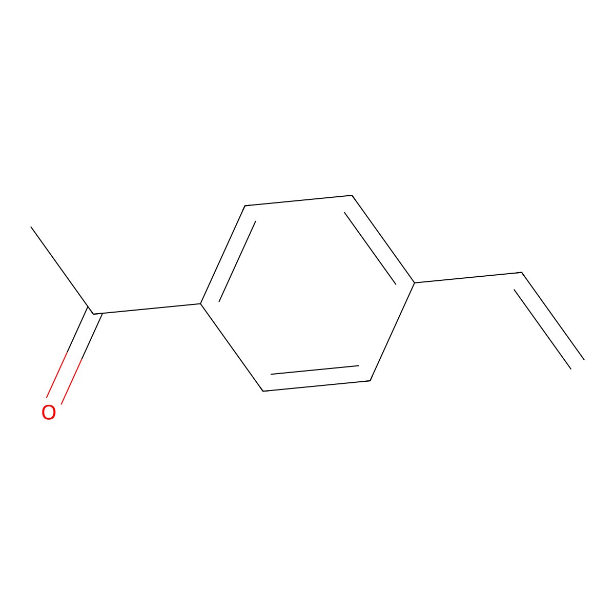 p-Methylcarbonylstyrene molecular structure, CAS 10537-63-0