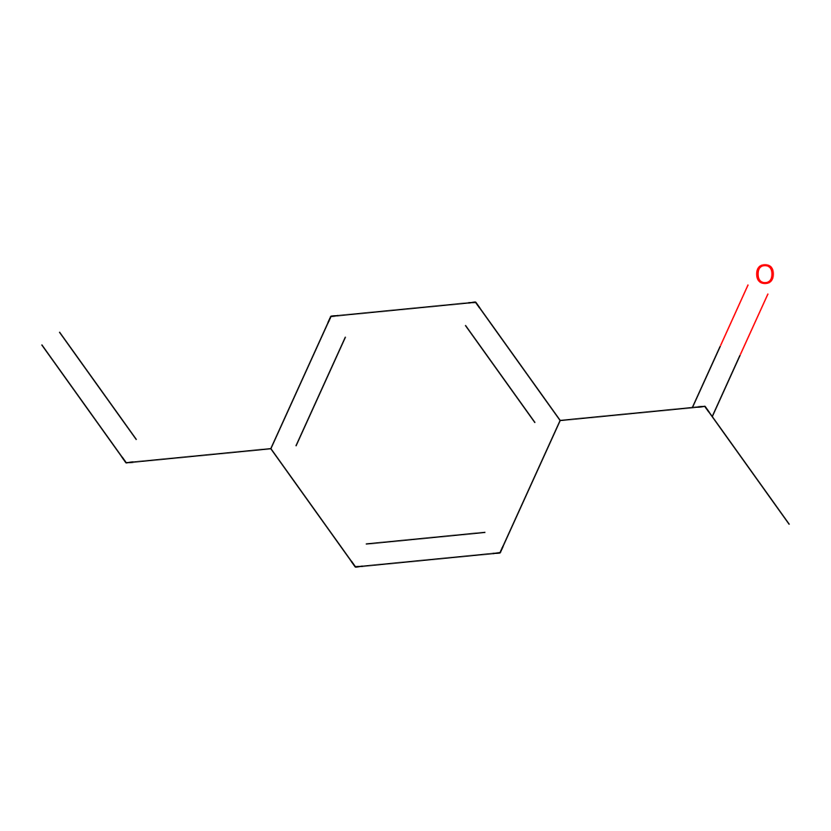 p-Methylcarbonylstyrene molecular structure, CAS 10537-63-0