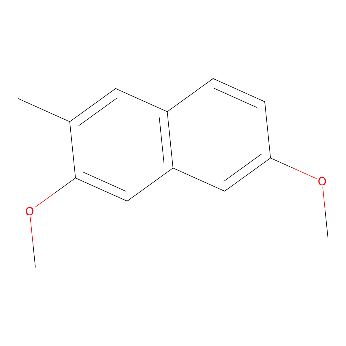 3,6-Dimethoxy-2-methylnaphthalene molecular structure, CAS 105372-30-3