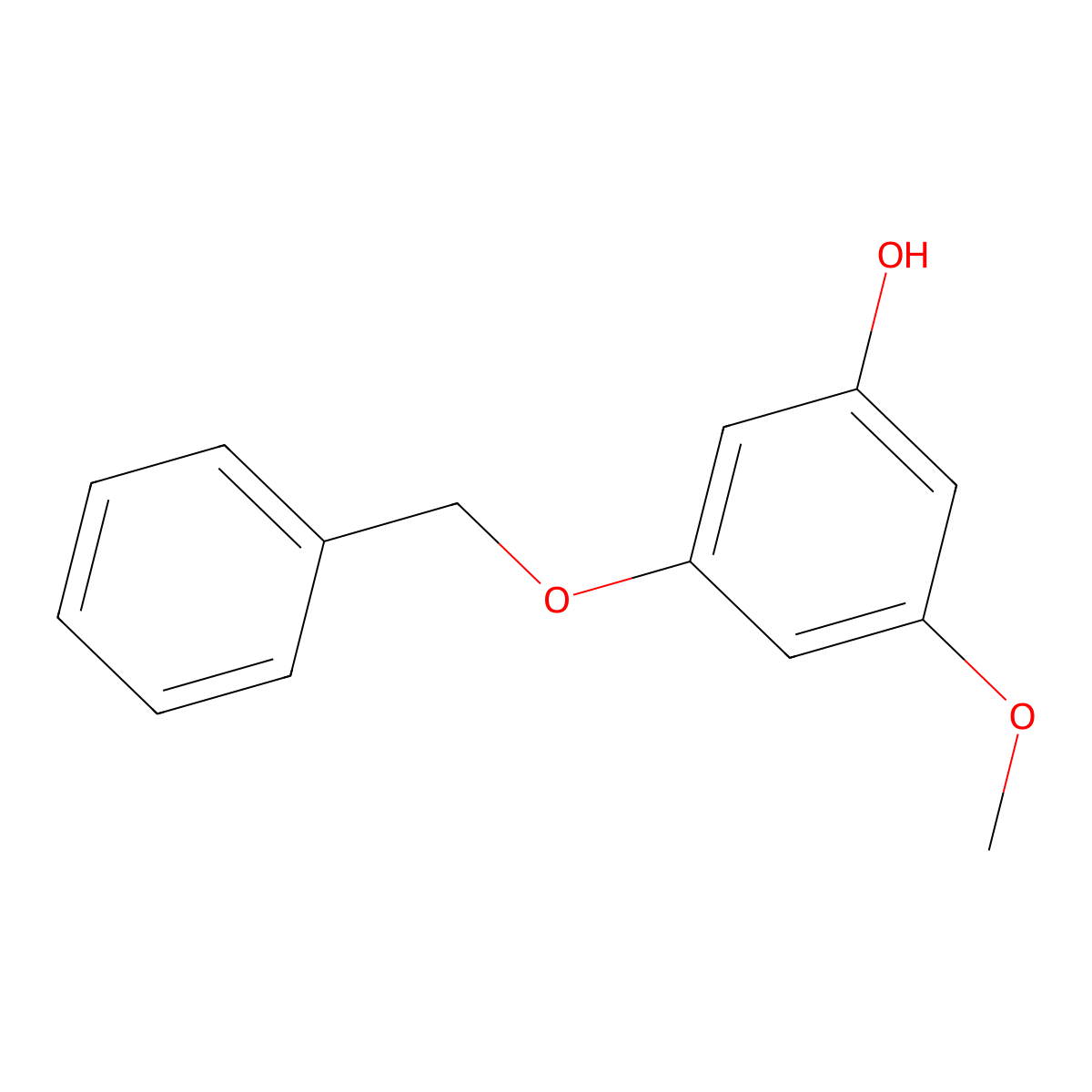 3-(Benzyloxy)-5-methoxyphenol molecular structure, CAS 105381-42-8