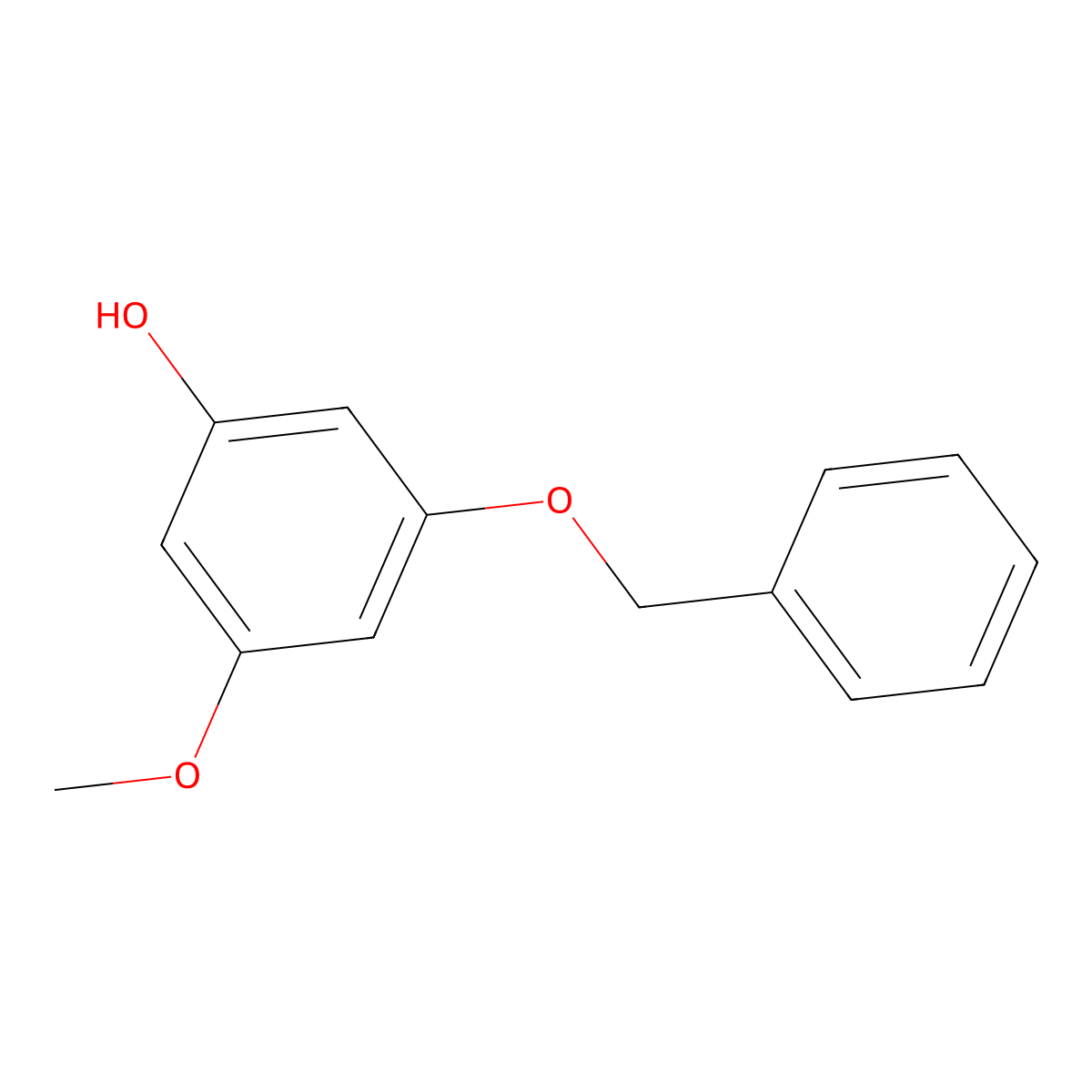 3-(Benzyloxy)-5-methoxyphenol molecular structure, CAS 105381-42-8