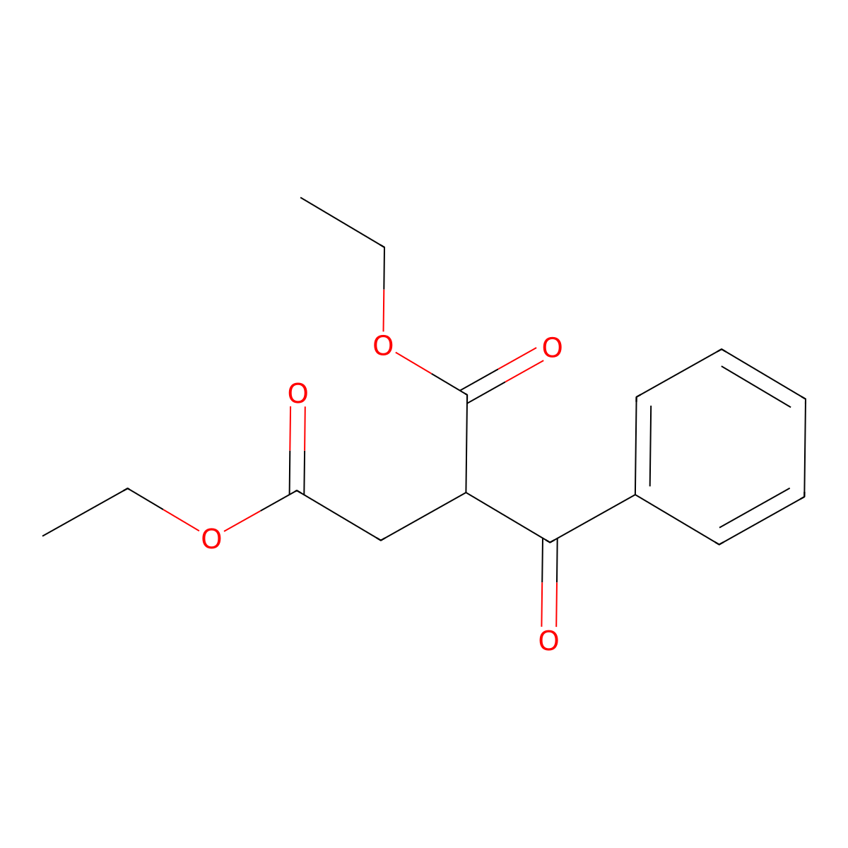 2-Benzoyl-succinic acid diethyl ester molecular structure, CAS 10539-50-1