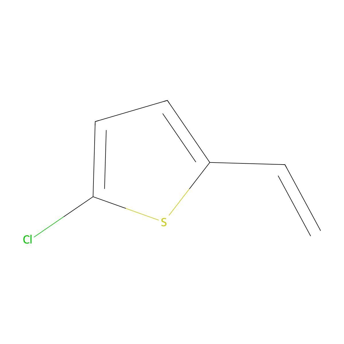 2-Chloro-5-ethenylthiophene molecular structure, CAS 105414-82-2