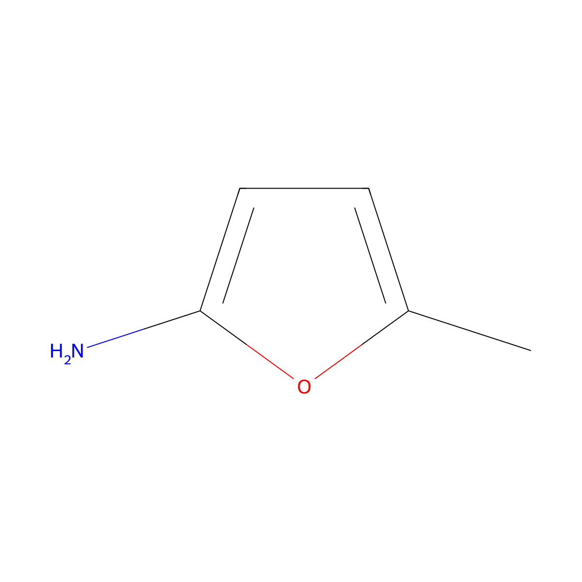 5-Methylfuran-2-amine molecular structure, CAS 105425-65-8