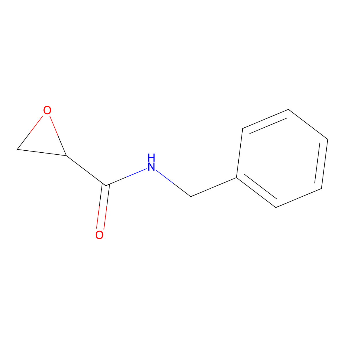 2,3-Epoxy-N-benzylpropanamide molecular structure, CAS 105427-02-9