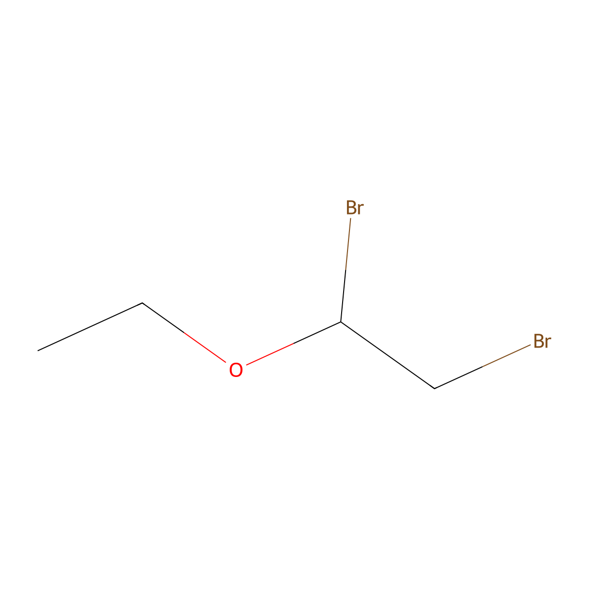 Ethane, 1,2-dibromo-1-ethoxy- molecular structure, CAS 105431-36-5
