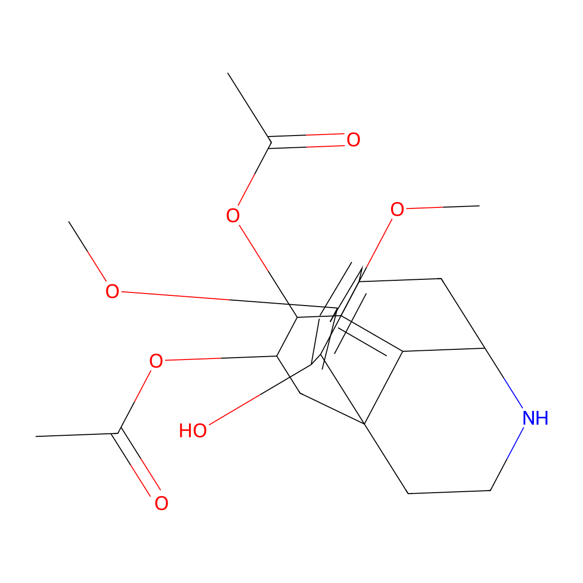 [(1S,9S,12S,13S)-12-acetyloxy-3-hydroxy-4,11-dimethoxy-17-azatetracyclo[7.5.3.01,10.02,7]heptadeca-2(7),3,5,10-tetraen-13-yl] acetate molecular structure, CAS 1054312-81-0