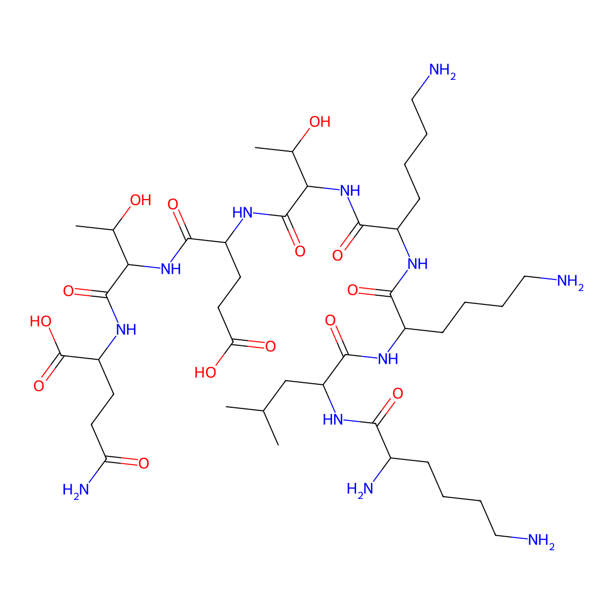 Octapeptide-2 molecular structure, CAS 1054611-00-5