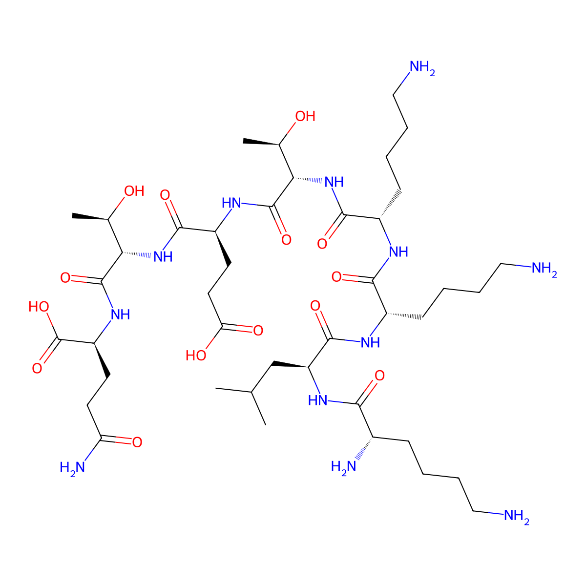 Octapeptide-2 molecular structure, CAS 1054611-00-5