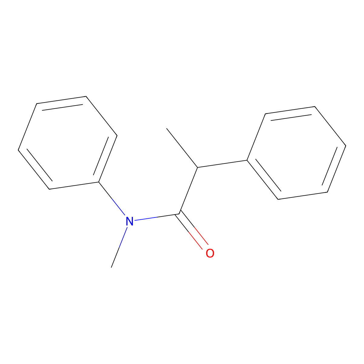 N,2-Diphenyl-N-methylpropanamide molecular structure, CAS 105464-53-7