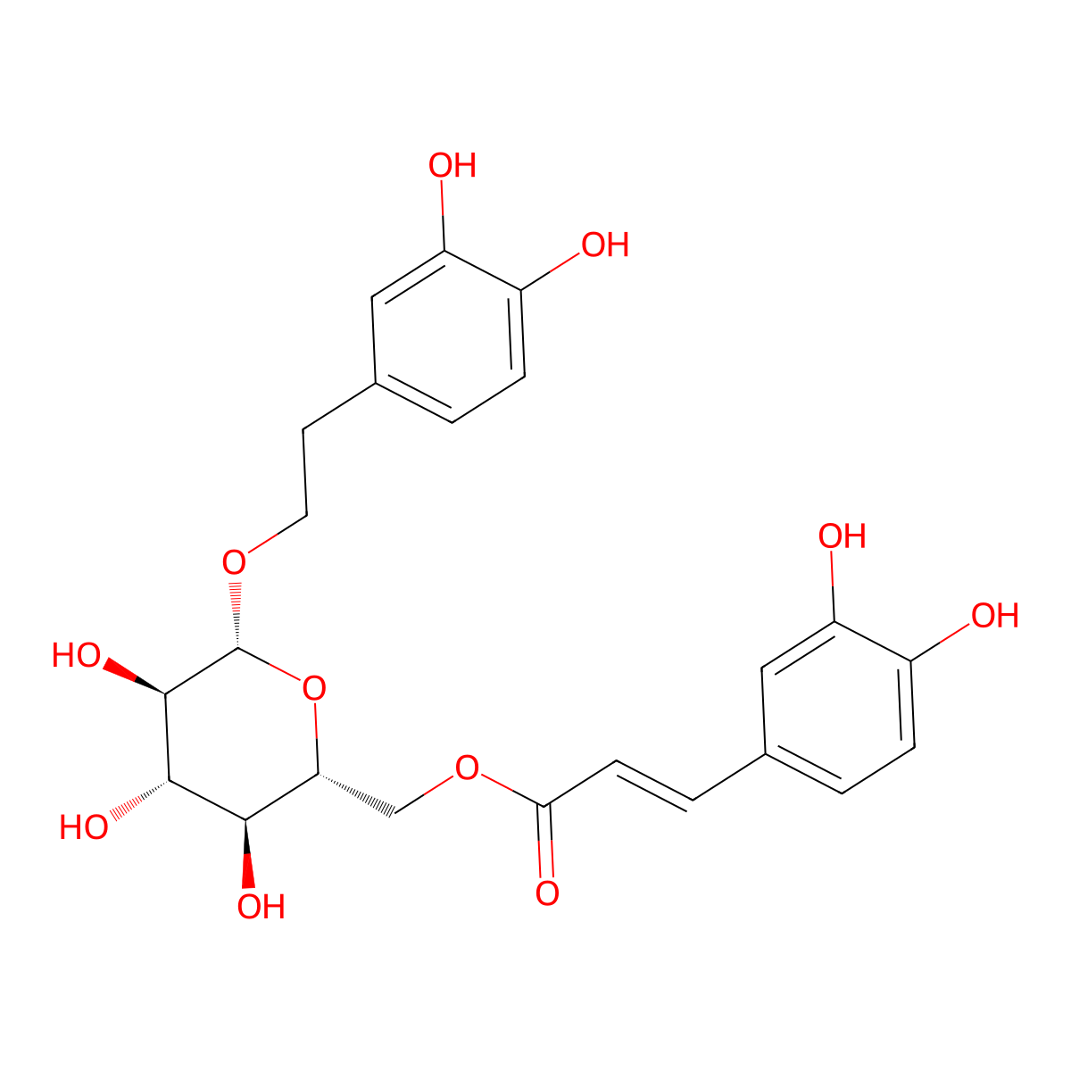 Calceolarioside B molecular structure, CAS 105471-98-5