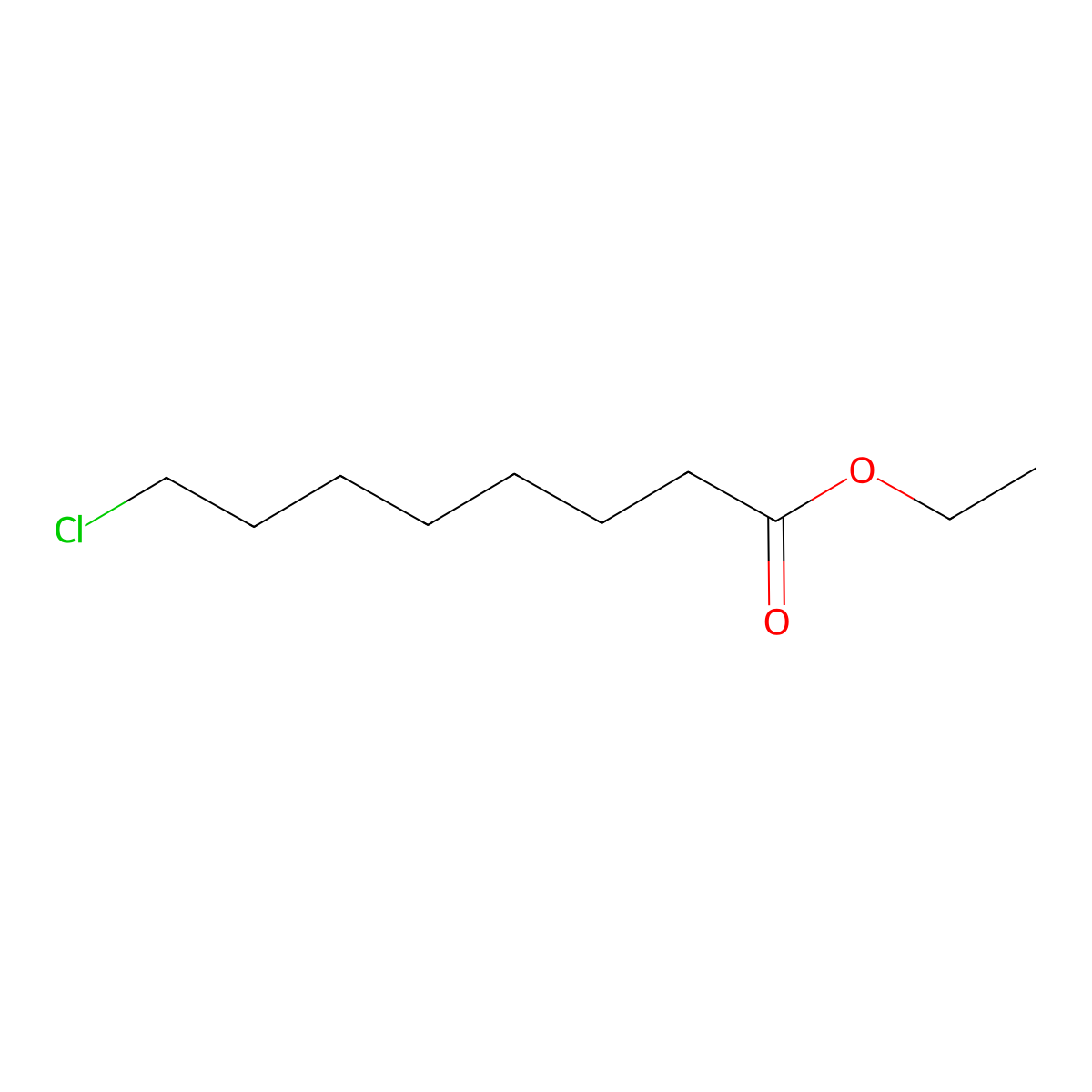 Ethyl 8-chlorooctanoate molecular structure, CAS 105484-55-7