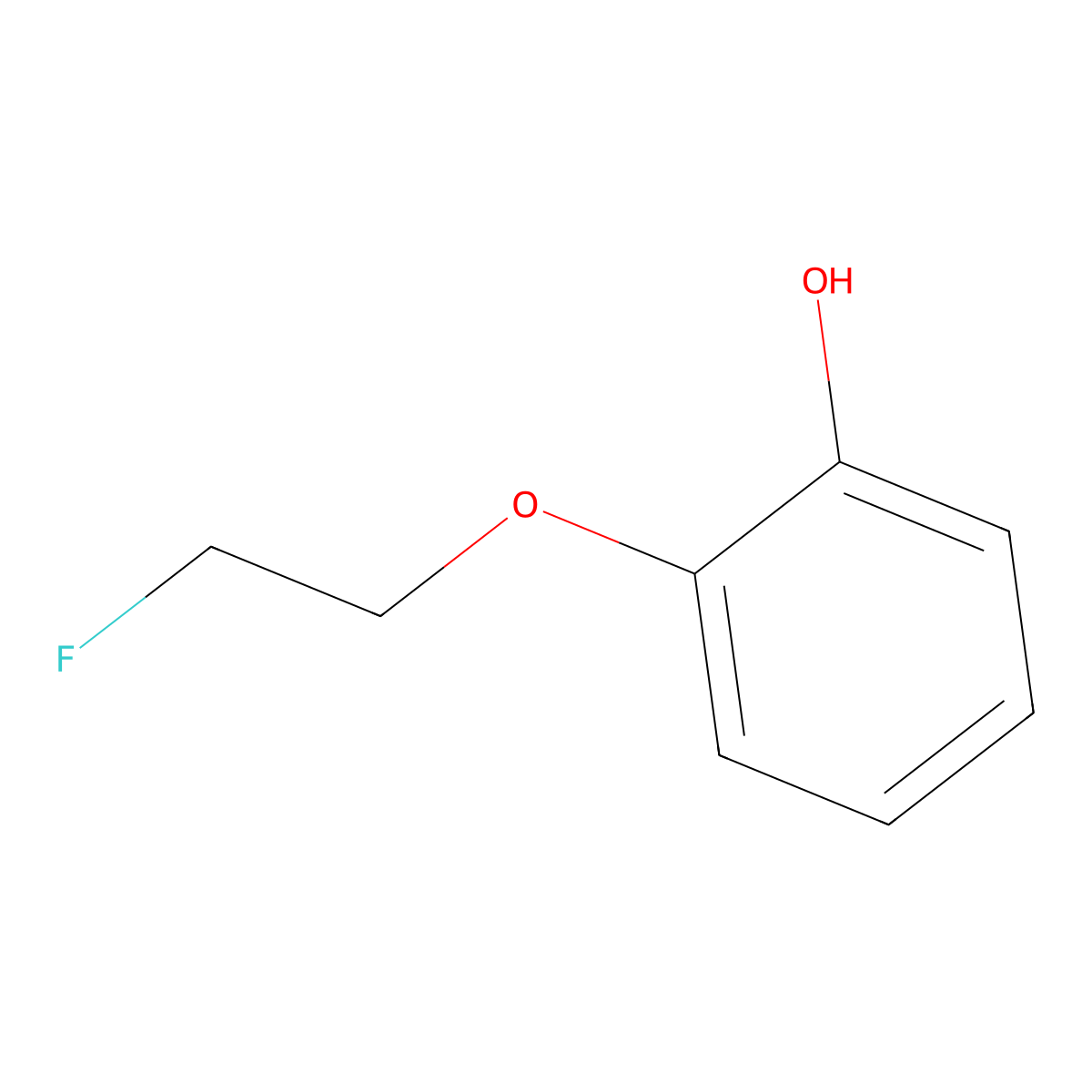 2-(2-Fluoroethoxy)phenol molecular structure, CAS 1055204-43-7