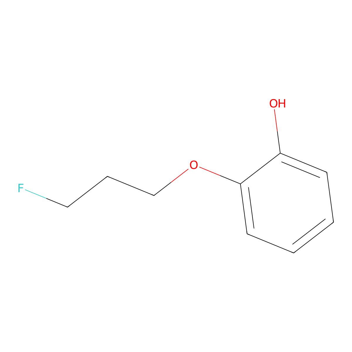 2-(3-Fluoro-propoxy)-phenol molecular structure, CAS 1055314-33-4