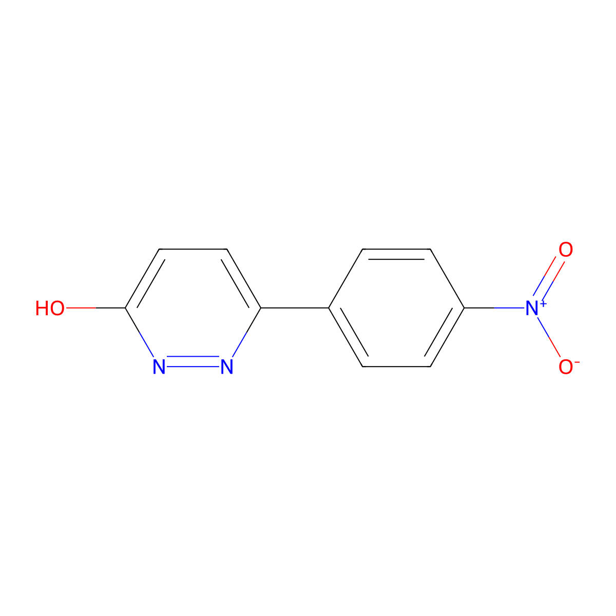 6-(4-nitrophenyl)pyridazin-3(2H)-one molecular structure, CAS 105537-49-3