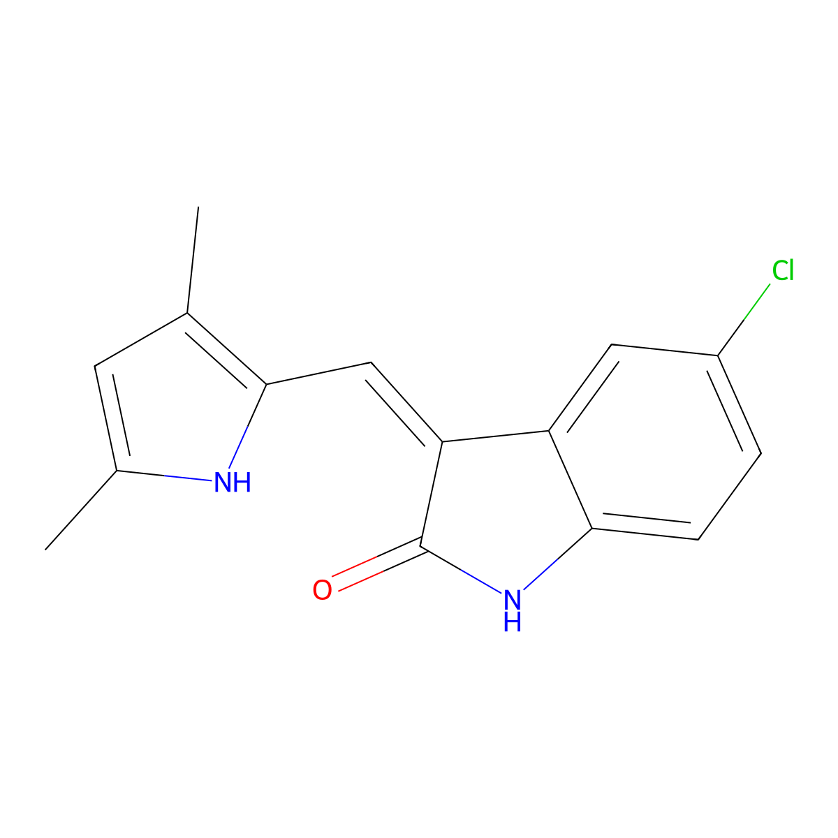 SU 5614 molecular structure, CAS 1055412-47-9