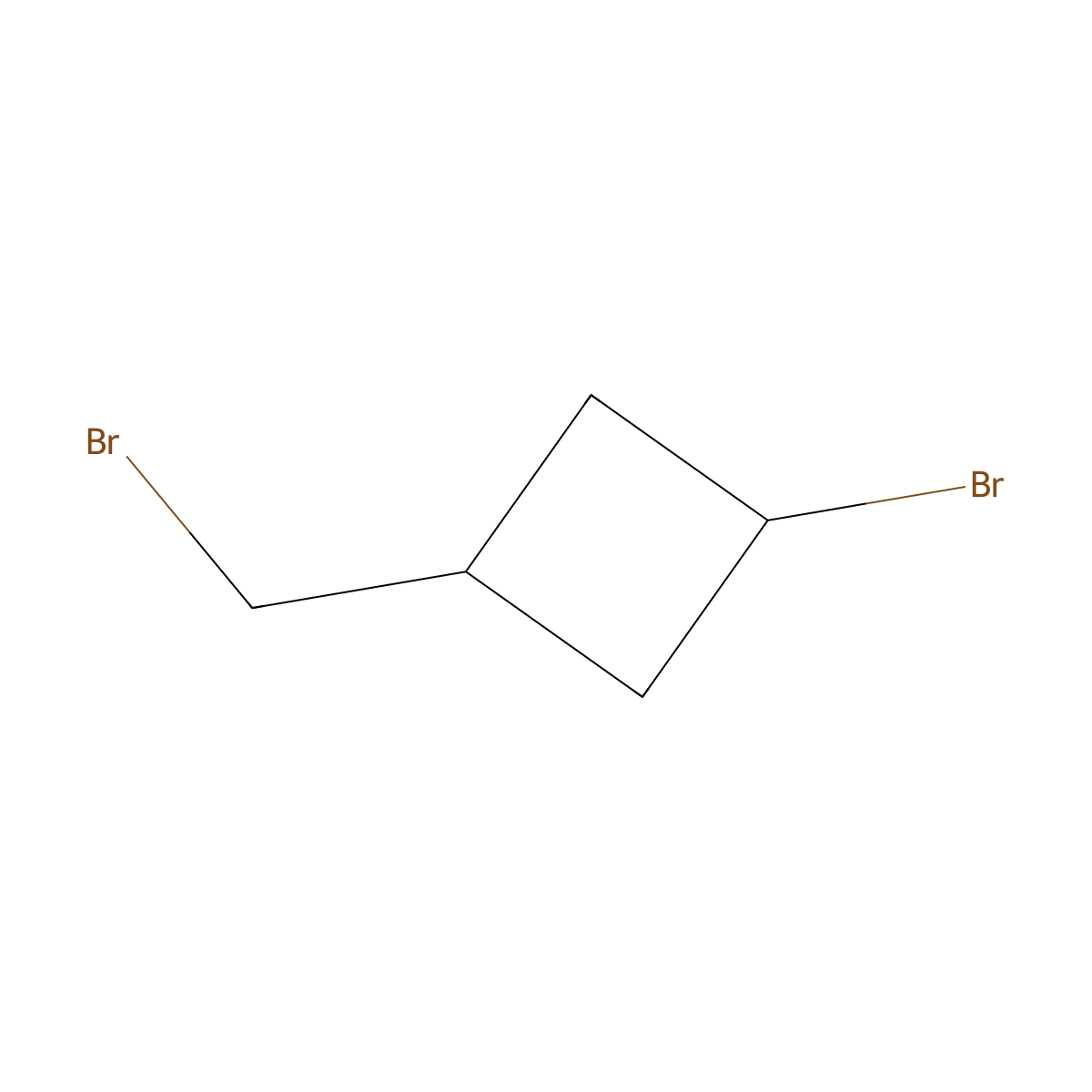 1-Bromo-3-(bromomethyl)cyclobutane molecular structure, CAS 10555-43-8